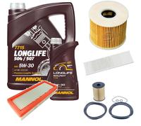 DENCKERMANN Controllo Set MANNOL LONGLIFE 5W-30 6L Per MINI Mini Cooper S
