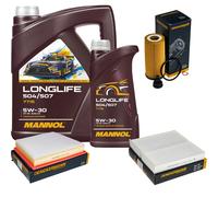 DENCKERMANN Controllo Set MANNOL LONGLIFE 5W-30 6L Per MINI Mini One BMW X1 2