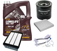 DENCKERMANN Controllo Set MANNOL LONGLIFE 5W-30 6L Per Mitsubishi Lancer VIII