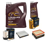 DENCKERMANN Controllo Set MANNOL LONGLIFE 5W-30 6L Per Nissan NP300 Navara