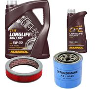 DENCKERMANN Controllo Set MANNOL LONGLIFE 5W-30 6L Per Nissan Pick-Up 2.4 4WD
