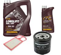 Denckermann Controllo Set mannol Longlife 5W-30 6L per Per VW Golf IV 1.4 16V