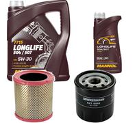 DENCKERMANN Controllo Set MANNOL LONGLIFE 5W-30 6L Per Renault Clio I 1.2