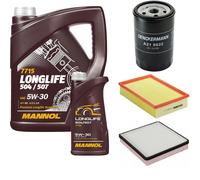 DENCKERMANN Controllo Set MANNOL LONGLIFE 5W-30 6L Per Seat Toledo I 1.6i