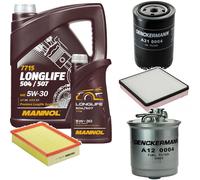 DENCKERMANN Controllo Set MANNOL LONGLIFE 5W-30 6L Per Seat Toledo I 1.9 TD