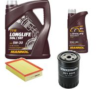 DENCKERMANN Controllo Set MANNOL LONGLIFE 5W-30 6L Per Seat Toledo I 1.9 TDi