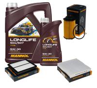 Denckermann Controllo Set mannol Longlife 5W-30 6L per Ssangyong