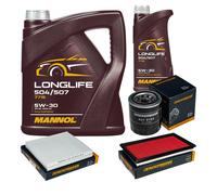 DENCKERMANN Controllo Set MANNOL LONGLIFE 5W-30 6L Per Suzuki Swift IV 1.6