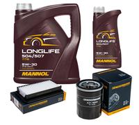 DENCKERMANN Controllo Set MANNOL LONGLIFE 5W-30 6L Per Suzuki SX4 1.6 VVT 4x4