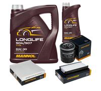 DENCKERMANN Controllo Set MANNOL LONGLIFE 5W-30 6L Per Suzuki SX4 1.6 VVT 4x4
