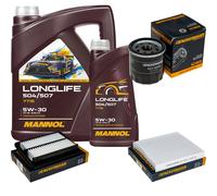 DENCKERMANN Controllo Set MANNOL LONGLIFE 5W-30 6L Per Suzuki SX4 S-Cross 1.0