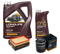 DENCKERMANN Controllo Set MANNOL LONGLIFE 5W-30 6L Per Suzuki Wagon R+ 1.3