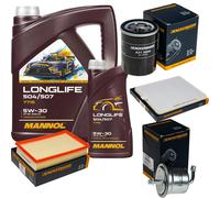 DENCKERMANN Controllo Set MANNOL LONGLIFE 5W-30 6L Per Suzuki Wagon R+ 1.3
