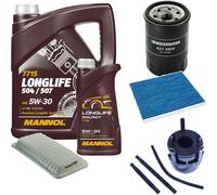 DENCKERMANN Controllo Set MANNOL LONGLIFE 5W-30 6L Per Toyota Avensis Station