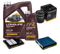 DENCKERMANN Controllo Set MANNOL LONGLIFE 5W-30 6L Per Toyota Prius Liftback