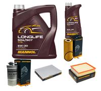 DENCKERMANN Controllo Set MANNOL LONGLIFE 5W-30 6L Per VW Passat Variant 1.9