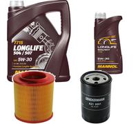 DENCKERMANN Controllo Set MANNOL LONGLIFE 5W-30 6L Per VW Transporter IV Bus