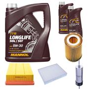 DENCKERMANN Controllo Set MANNOL LONGLIFE 5W-30 7L Per BMW 1 Serie 114i 116i