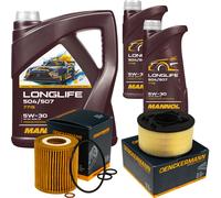 DENCKERMANN Controllo Set MANNOL LONGLIFE 5W-30 7L Per BMW 3er Compact 316 TI