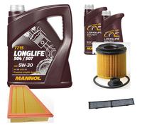 DENCKERMANN Controllo Set MANNOL LONGLIFE 5W-30 7L Per BMW X1 sDrive20i