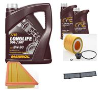 DENCKERMANN Controllo Set MANNOL LONGLIFE 5W-30 7L Per BMW X1 xDrive20i