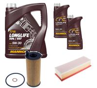 DENCKERMANN Controllo Set MANNOL LONGLIFE 5W-30 7L Per BMW X3 xDrive20d
