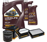 DENCKERMANN Controllo Set MANNOL LONGLIFE 5W-30 7L Per Chevrolet Captiva 2.4