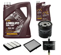 DENCKERMANN Controllo Set MANNOL LONGLIFE 5W-30 7L Per Chevrolet Nubira Kombi