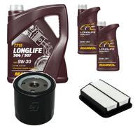 DENCKERMANN Controllo Set MANNOL LONGLIFE 5W-30 7L Per Chevrolet Rezzo