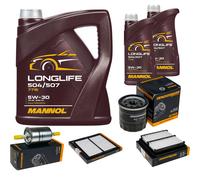 DENCKERMANN Controllo Set MANNOL LONGLIFE 5W-30 7L Per Daewoo Matiz 0.8 1.0