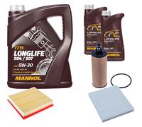 DENCKERMANN Controllo Set MANNOL LONGLIFE 5W-30 7L Per Fiat Freemont 3.6 4x4