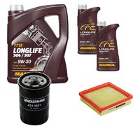 DENCKERMANN Controllo Set MANNOL LONGLIFE 5W-30 7L Per Honda HR-V 1.6 16V 4WD
