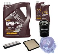 DENCKERMANN Controllo Set MANNOL LONGLIFE 5W-30 7L Per Hyundai I10 1.0 I10