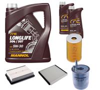 DENCKERMANN Controllo Set MANNOL LONGLIFE 5W-30 7L Per Hyundai I30 1.6 CDi