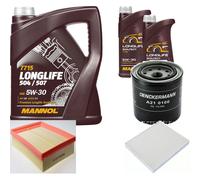 DENCKERMANN Controllo Set MANNOL LONGLIFE 5W-30 7L Per KIA Magentis 2.0
