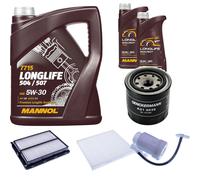 DENCKERMANN Controllo Set MANNOL LONGLIFE 5W-30 7L Per KIA Optima Sportswagon