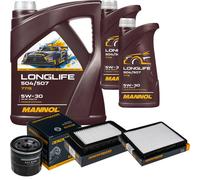 DENCKERMANN Controllo Set MANNOL LONGLIFE 5W-30 7L Per KIA Picanto 1.0