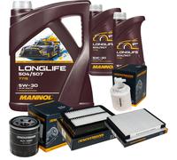 DENCKERMANN Controllo Set MANNOL LONGLIFE 5W-30 7L Per KIA Proceed 1.0 T-GDi