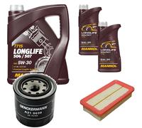DENCKERMANN Controllo Set MANNOL LONGLIFE 5W-30 7L Per KIA Rio II 1.4 16V 1.6