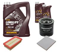 DENCKERMANN Controllo Set MANNOL LONGLIFE 5W-30 7L Per KIA Rio II 1.4 16V 1.6