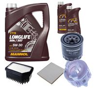 Denckermann Controllo Set mannol Longlife 5W-30 7L per Kia Rio (III 1.4