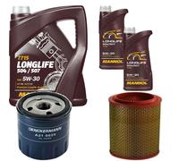 DENCKERMANN Controllo Set MANNOL LONGLIFE 5W-30 7L Per Lancia Kappa Coupe 2.4