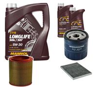 DENCKERMANN Controllo Set MANNOL LONGLIFE 5W-30 7L Per Lancia Kappa Coupe 2.4