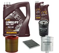 DENCKERMANN Controllo Set MANNOL LONGLIFE 5W-30 7L Per Lancia Kappa Coupe 3.0