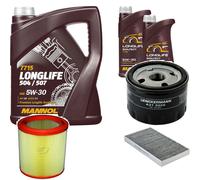 DENCKERMANN Controllo Set MANNOL LONGLIFE 5W-30 7L Per Lancia Lybra 1.8 16V