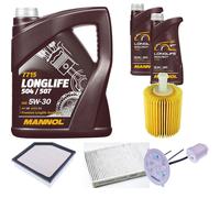 DENCKERMANN Controllo Set MANNOL LONGLIFE 5W-30 7L Per Lexus IS III 250