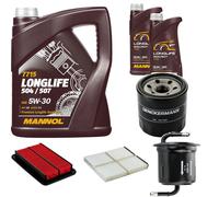 DENCKERMANN Controllo Set MANNOL LONGLIFE 5W-30 7L Per Mazda 626 V Station