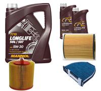 DENCKERMANN Controllo Set MANNOL LONGLIFE 5W-30 7L Per Mercedes-Benz C-Klasse