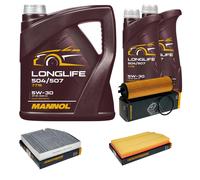 DENCKERMANN Controllo Set MANNOL LONGLIFE 5W-30 7L Per Mercedes-Benz CLS