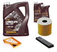 DENCKERMANN Controllo Set MANNOL LONGLIFE 5W-30 7L Per MINI Mini Cabriolet